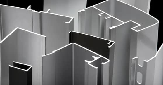 Aluminum extrusion window and door frame scrap