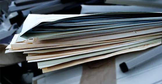 Old aluminum sheet scrap