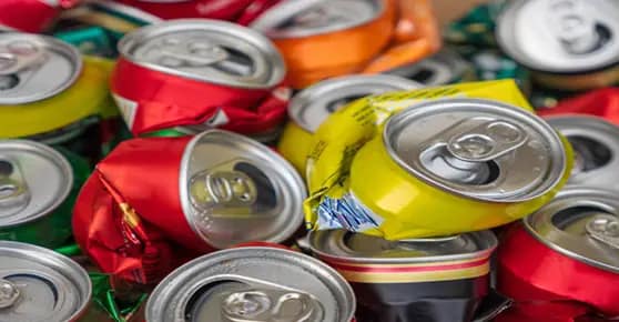 Aluminum cans accepted at Redwood Recycling scrap metal prices
