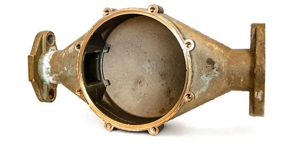 Red brass pipe scrap, higher copper content