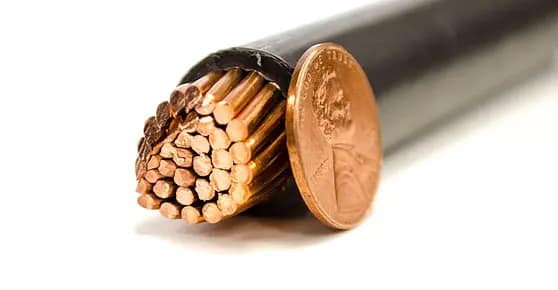 Strippable copper wire scrap